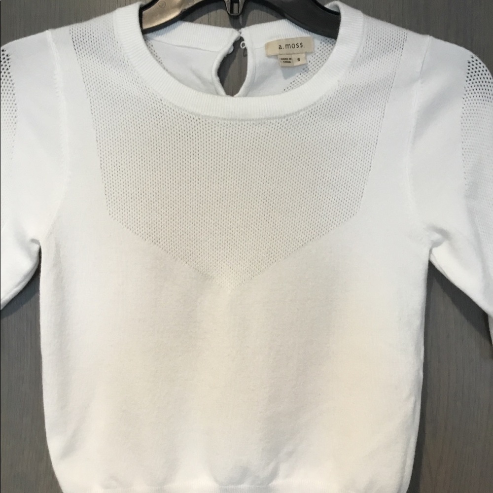 White Women's Sweater Cardigan